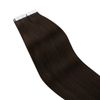 Ugeat Darkest Brown Tape Hair Extensions Real Human Hair 12 Inch Tape in Hair Extensions #2 30G Real Human Tape in Hair Extensions Human Hair Extensions Tape Hair Extensions Tape in