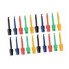 Hilitand 20pcs Large Test Hook Multicolor Test Hook Clamp Test Spare Parts for Multimeter Electronic Test