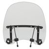 18"x16"Motorcycle Windshield Windscreen for 7/8''1"Handlebars For Harley Softail