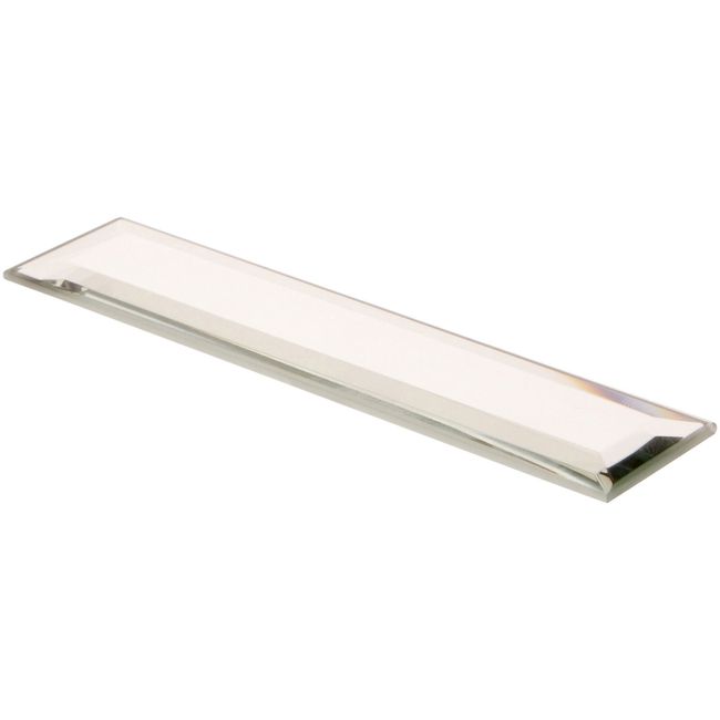 Plymor Rectangle 3mm Beveled Glass Mirror, 1 inch x 4 inch