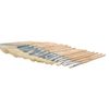 Sax White Bristle Flat and Round Brushes - Assorted Sizes - Set of 24
