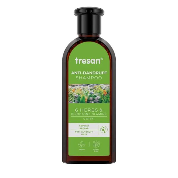 Tresan 6 Bitkili Kepek Şampuanı 300 ML Anti-Dandruff Shampoo