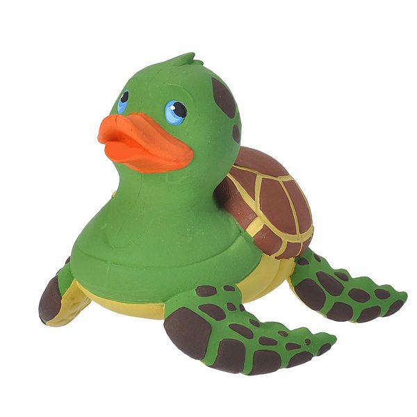 WILD REPUBLIC Rubber Ducks, Bath Toys, Kids Gifts, Pool Toys, Water Toys, Sea Turtle, 4"