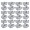 Sterilite 14'' x 11.5'' x 5'' Woven Rectangular Short Basket Organizer (24 Pack)