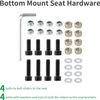 Universal Dual Lock Design Racing Seat Base Slider Rail Brackets Bucket Locking