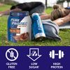 Pure Protein Powder, Whey, High Protein, Low Sugar, Gluten Free, Rich Chocolate, 1 lb