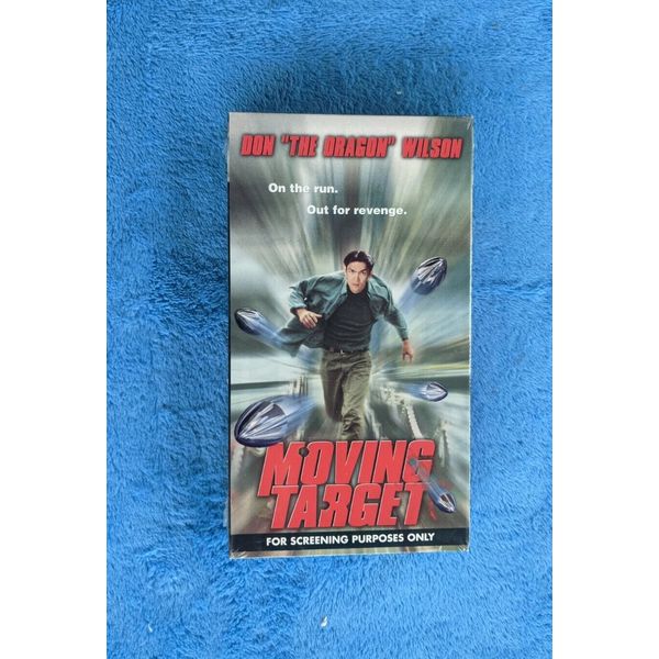 MOVING TARGET VHS Tape 2000 Action Thriller Don Wilson Screening Copy NEW SEALED