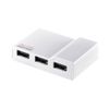 BUFFALO BSH4A11WH PC/TV Compatible 4-Port Self Powered Hub White