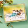 Spellbinders House Mouse Cling Rubber Stamp-Christmas Friends