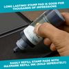 MaxMark Large Blue Stamp Pad - 4-1/4" by 7-1/4" - Premium Quality Felt Pad