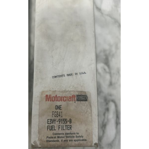 Motorcraft FG-841 OQuick Connect Fuel Line 1 E3VY-9155-B