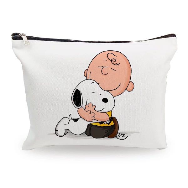 Snoopy Pouch, Women's Cosmetic Pouch, Mini Pouch, Functional, Large Capacity, Lightweight, Business Trips, Travel Pouch, Snoopy10