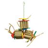 Zoo-Max Shredding Cube Cluster Honeycomb Cardboard Parrot Toy