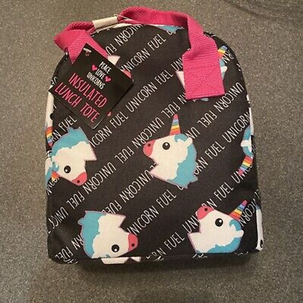 Back To School Unicorn Insulated Cooler Lunch Picnic School Tote Bag New Quality