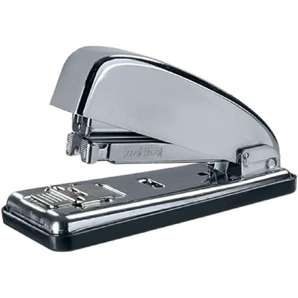 Petrus 44709 - Classic Metal Office Stapler, Chrome