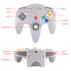 KIWITATA N64 Wireless Controller, 2.4GHZ Wireless N64 Remote Joystick Game Controller Gamepad Compatible with N64 System Video Console (Gray)