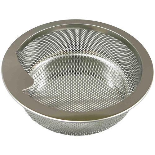 LuLuPaL Stainless Steel Drain Drain Basket 5.7 inches (144 mm) Diameter Stainless Steel Drainer, Garbage Drainer, Shallow Type, 14.5 mm SUS304