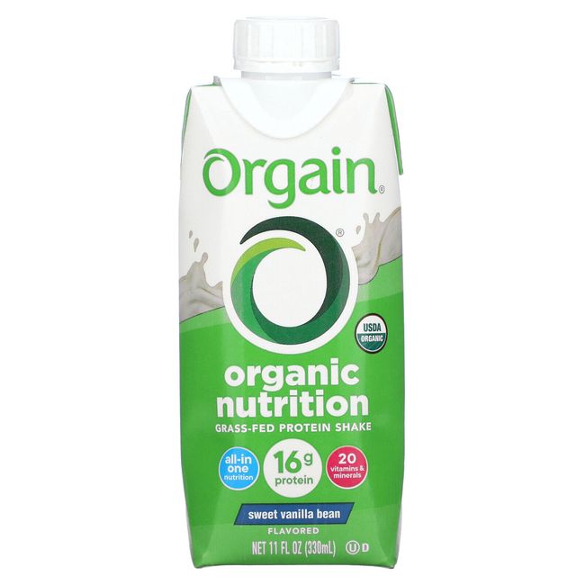 Kids Protein, Organic Nutritional Shake, Vanilla, 4 Pack, 8.25 fl