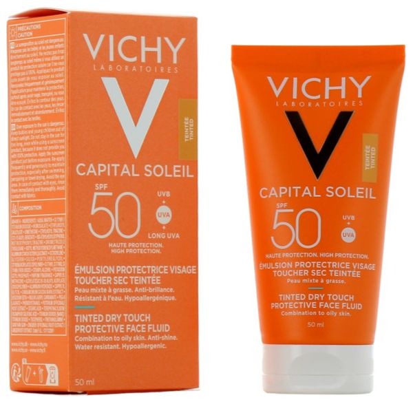 Vichy Capital Soleil BB Tinted Mattifying Dry Touch Face Fluid SPF50 50ml