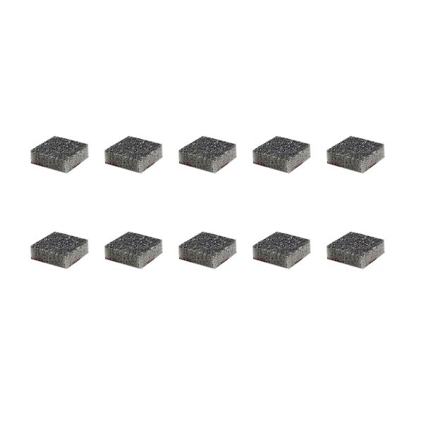 PROXXON Sponge Abrasive Material, Medium, 10 Pieces, Square No. 26585