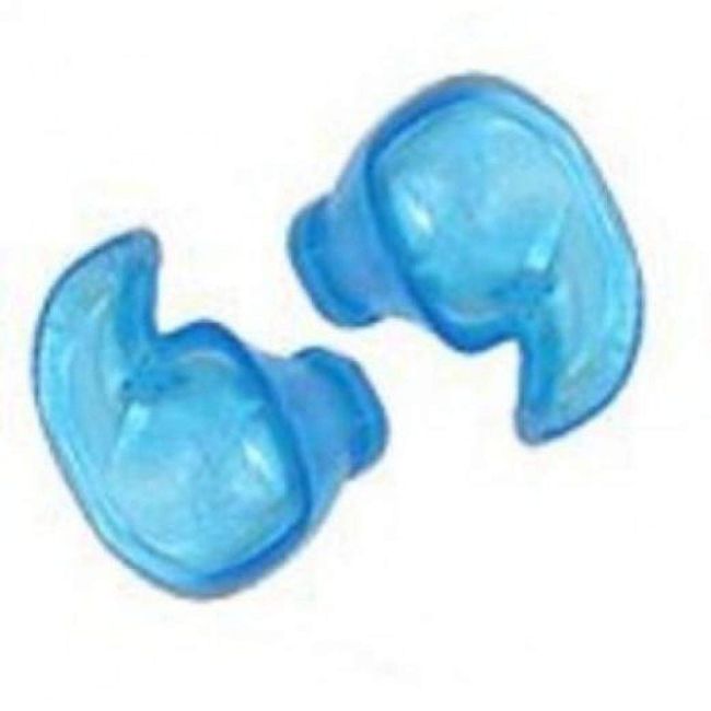 Medical Grade Doc's Pro Ear Plugs - Blue - Non Vented - Size Small-Medium
