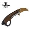 Everyday Carry Folding Pocket Knife, Assisted Opening, Tactical Design (Gold)