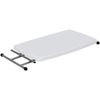 2.5 Foot Plastic Folding Table Adjustable Height Camping Barbecues Picnic Table