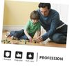 20Pcs Acrylic Math Dices for Educational Games Multi-Use Calculation Props for Kids Learning Classroom Teaching Tools
