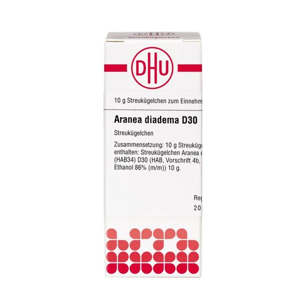 Aranea diadema D30 DHU Globuli, 10 g Globuli