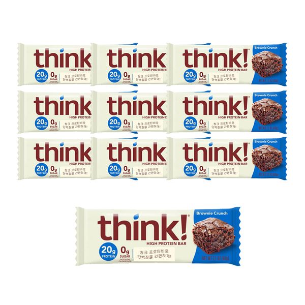 Think Brownie Crunch Protein Bars, 10 Bars, 60g