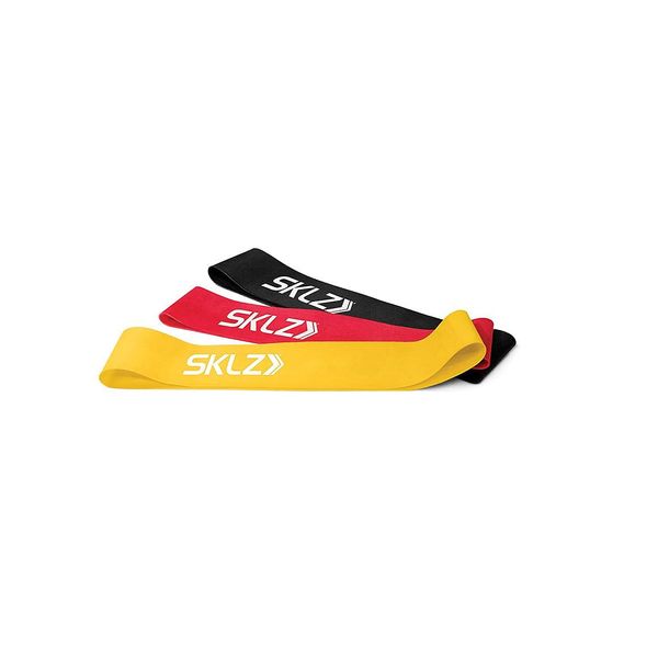 SKLZ SLKZ Mini Resistance Bands, Set of 3,Yellow