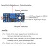 DIANN 10pcs LDR Photosensitive Sensor Module 3 Pins 5MM Light Dependent Resistor Sensor Module Digital Light Detection LM393