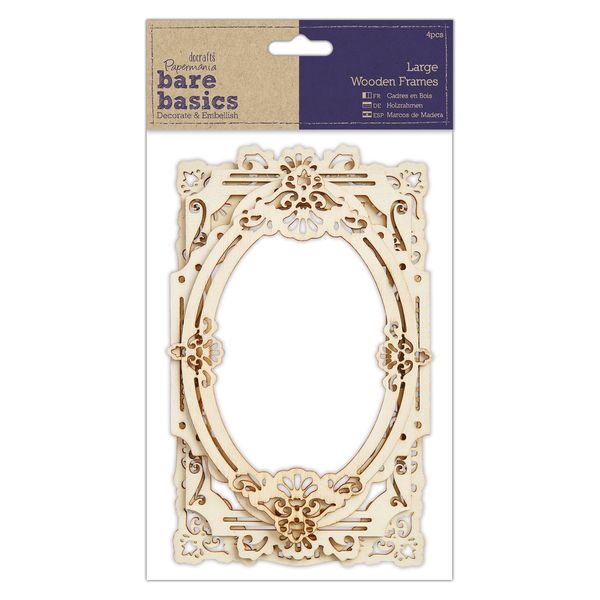 Bare Basics Wooden Frames, Wood, Natural, One Size