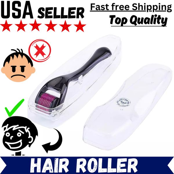 Beard Derma Roller For Hair Loss Fast Beard Growth Titanium