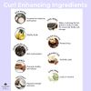 Curl Enhancing Conditioner Curly Hair by Nature Spell 300ml – Sulphate Free Conditioner, Infused Rice Water & Linseed, 100% Vegan, Made in the UK, clear