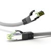 Goobay 55134 CAT 8.1 patch cable S/FTP (PiMF) grey - LSZH halogen-free CU material