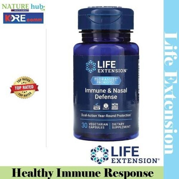 Life Extension, FLORASSIST Probiotic, Immune & Nasal Defense, 30 Veg Caps