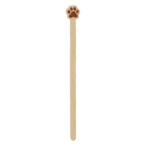 Pawprint Muddler 13 cm Wood 100 Pieces x 3 Pack Total 300 Pack of Roses