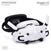 WRAPGRADE Skin Stickers for DJI Goggles 3 (Racing White)