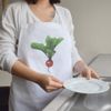Azeeda 'Radish Vegetable' Unisex Cooking Apron (AP00081622)