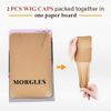 Wig Caps, MORGLES 8 Pcs Nude Stocking Cap for Wigs, Wig Caps to Hold Wig in Place, Stretchy & Breathable