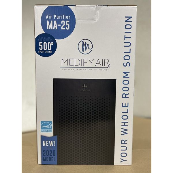 Medify Air MA-25 Air Purifier with H13 True HEPA Filter | 500 sq ft-BLACK, NEW