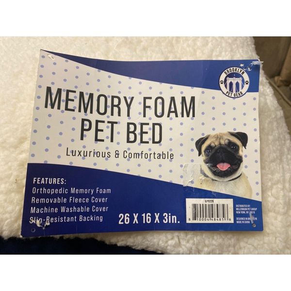 Brooklyn Pet Gear Memory Foam Pet Bed  Luxurious and Comfortable