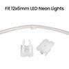 100 Pack LED Strip Light Plastic Clips, LED Fixing Neon Rope Light Holder Mounting Bracket Support Clamps