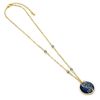 WICKED Blue Shiz Logo Necklace