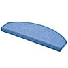 Pergamon Trend Bobby Sling Stair Mat Blue (Semicircular) Single or in Set of 15