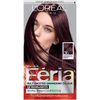 L'Oreal Feria Multi-Faceted Shimmering Colour, Warmer, 36 Deep Burgundy Brown, 1 ea (Pack of 3)
