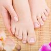 48 Pcs False Toenails with Glue - 12 Sizes Matte Short Fake Toe Nails Tip - Full Cover French Toe Nail - Square Artificial Fake Nude Art Toe Nail Tips - Short Nail for Women Girls Nail Art Decorations