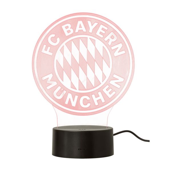 FC Bayern Munich LED Logo, 18.5 x 14.5 cm