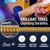 Elixir 19052 Strings Electric Guitar Strings with OPTIWEB® Coating, Light (.010-.046), Blue